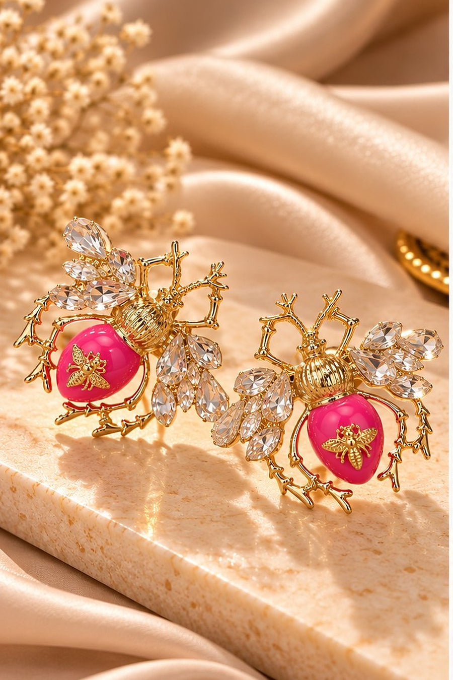 Queen Bee Earrings by Sherry's Jewel