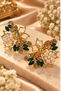 Maharani Bee Earrings by Sherry's Jewel