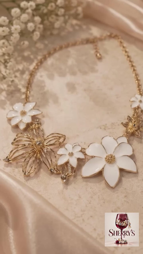 The Mogra Muse Statement Necklace