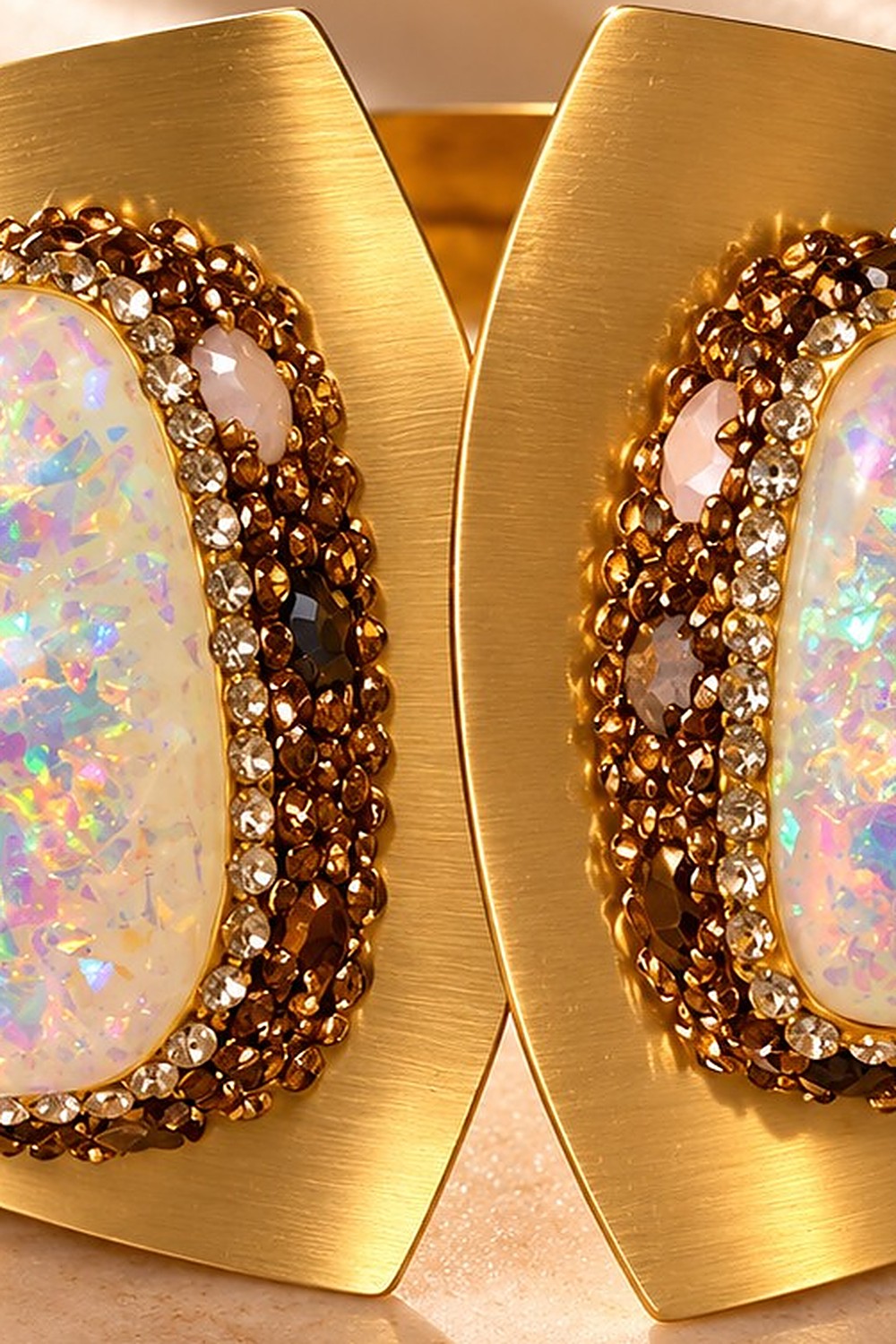 The Celestial Glow Cuff close-up detail by Sherry's Jewel
